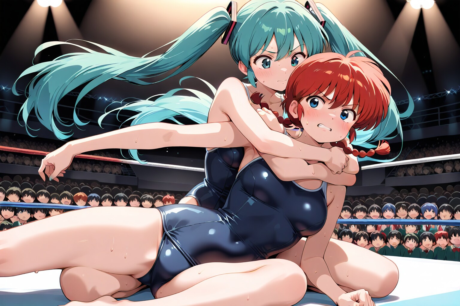 プロレスラー初音ミク！タッグマッチ！第一話