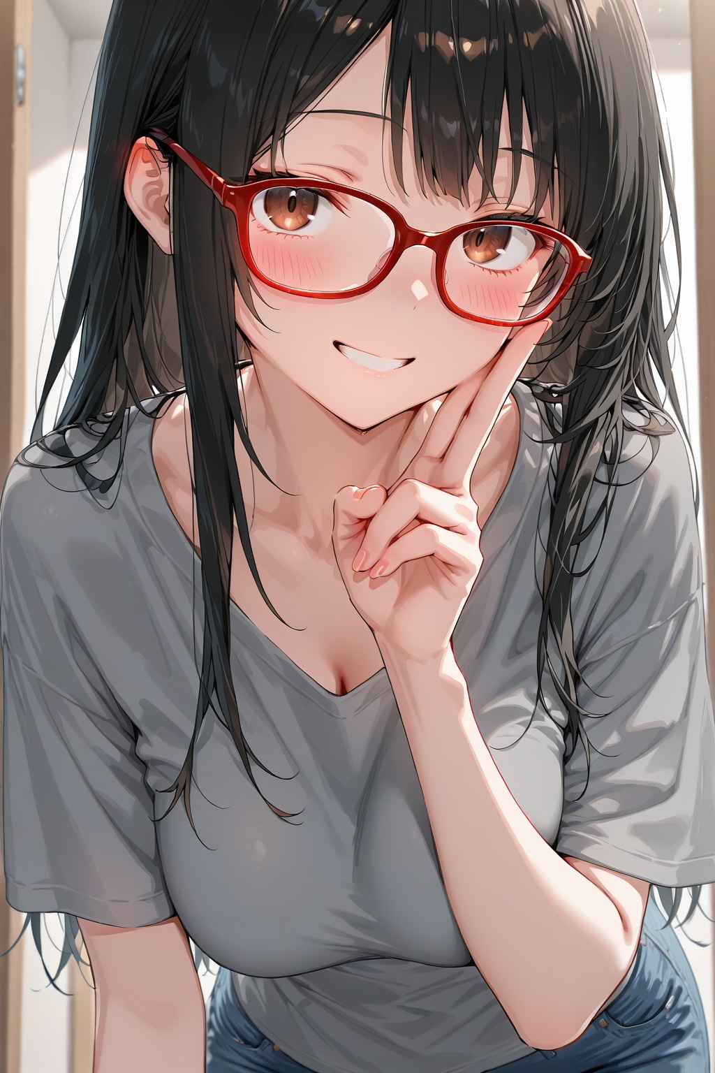 自宅のよその子結月ちゃん | の人気AIイラスト・グラビア