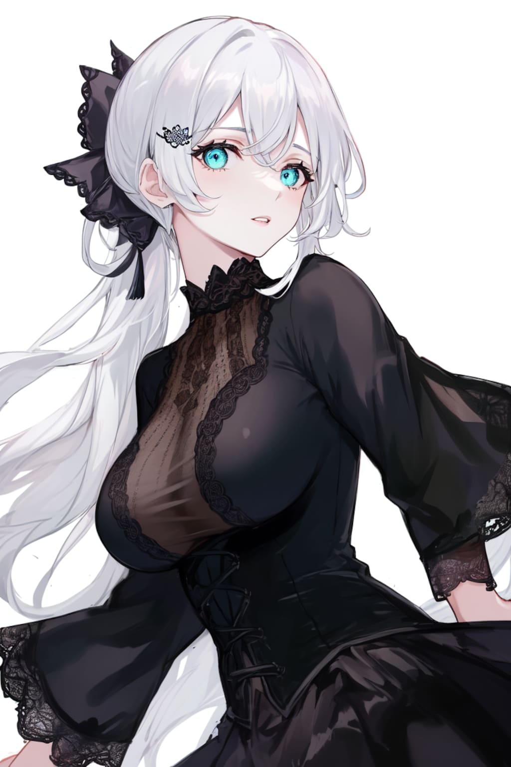 白髪ロングちゃん ゴシック