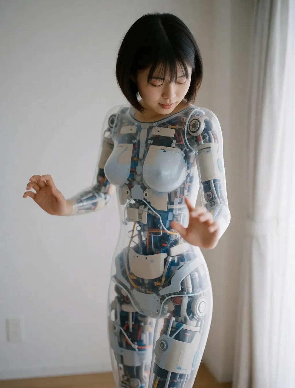 透明なアンドロイド