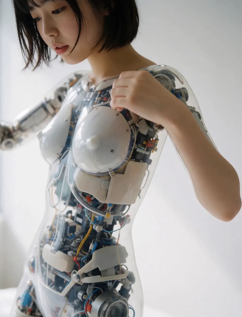 透明なアンドロイド
