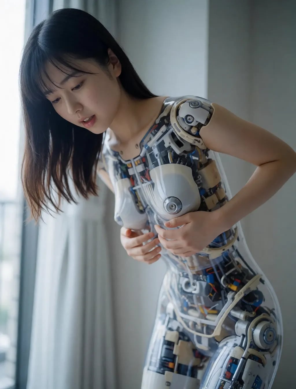 透明なアンドロイド