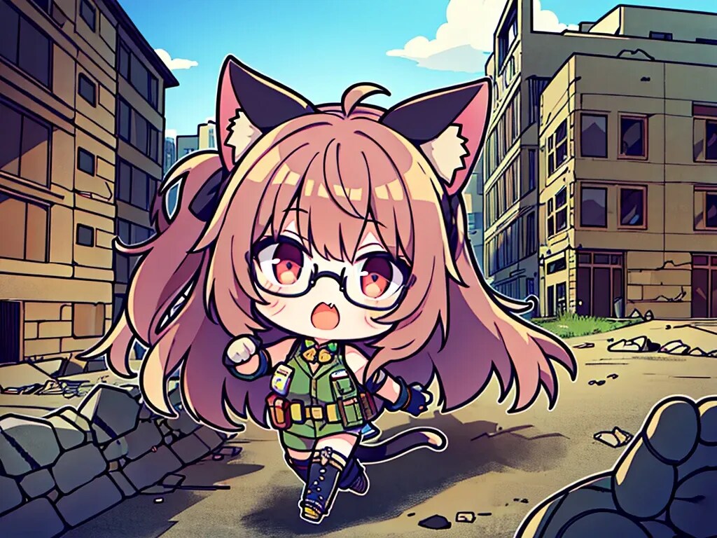 チビ猫の手 | の人気AIイラスト・グラビア