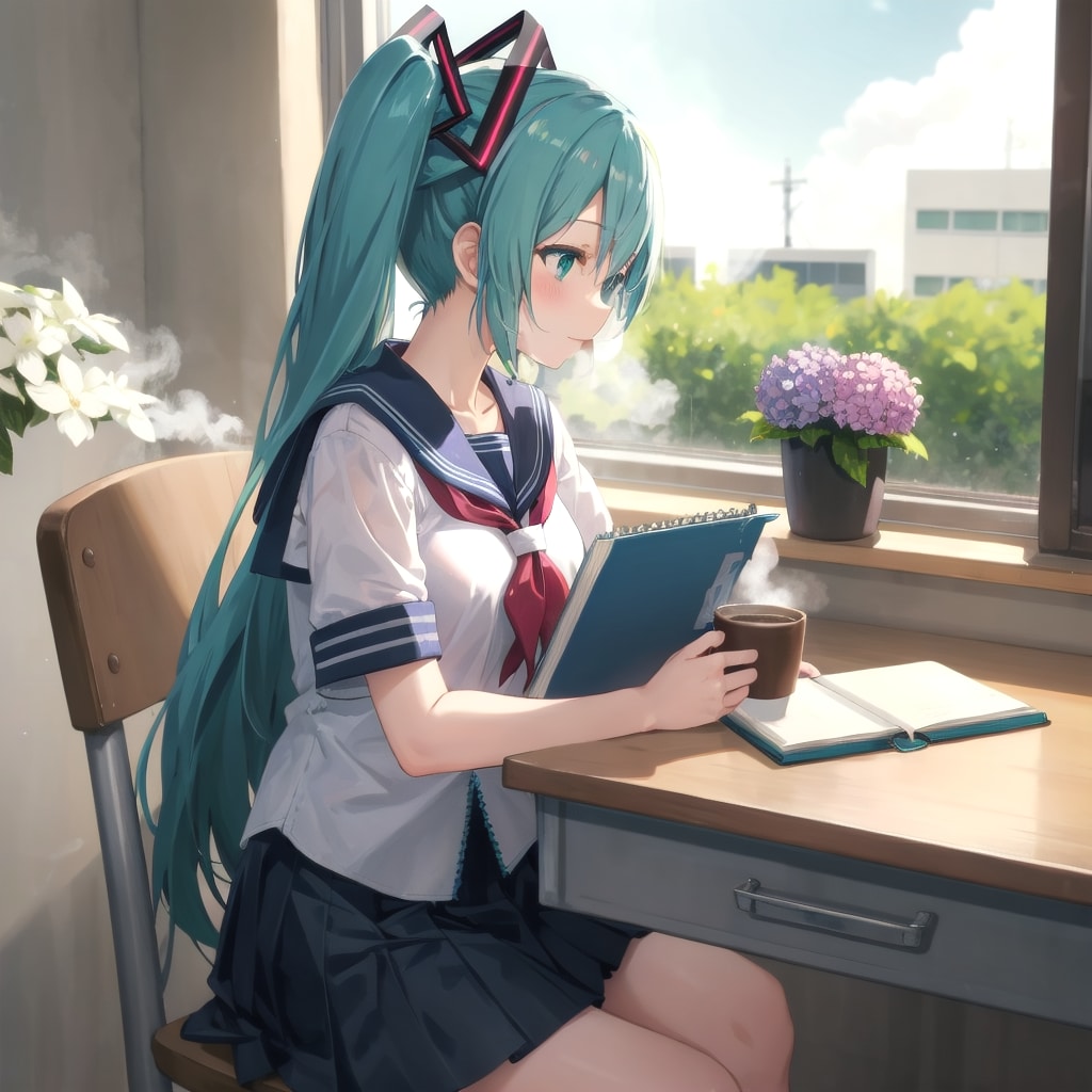 V4B　初音ミク | の人気AIイラスト・グラビア