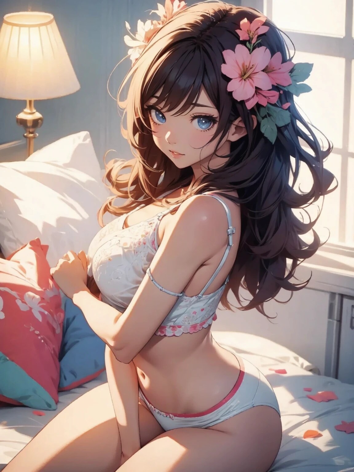 下着姿の女の子