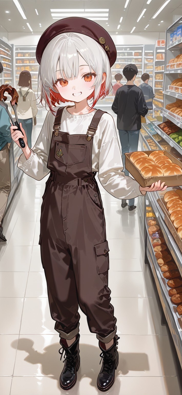 パンコーナーに来た白遊ちむちゃん | の人気AIイラスト・グラビア