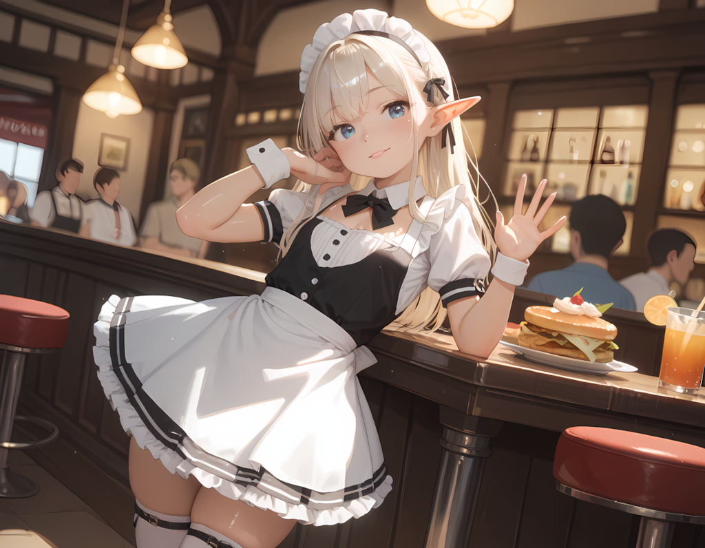 エルフさんの居るお店