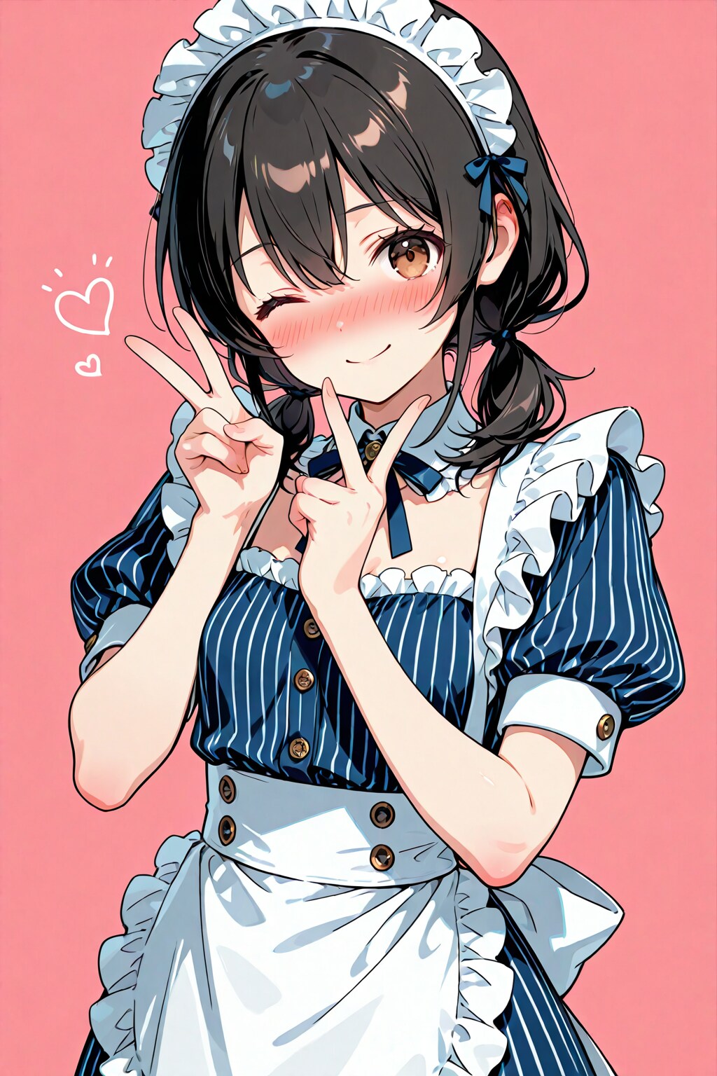 楓ちゃんのはっぴーピース✌️✨ | の人気AIイラスト・グラビア