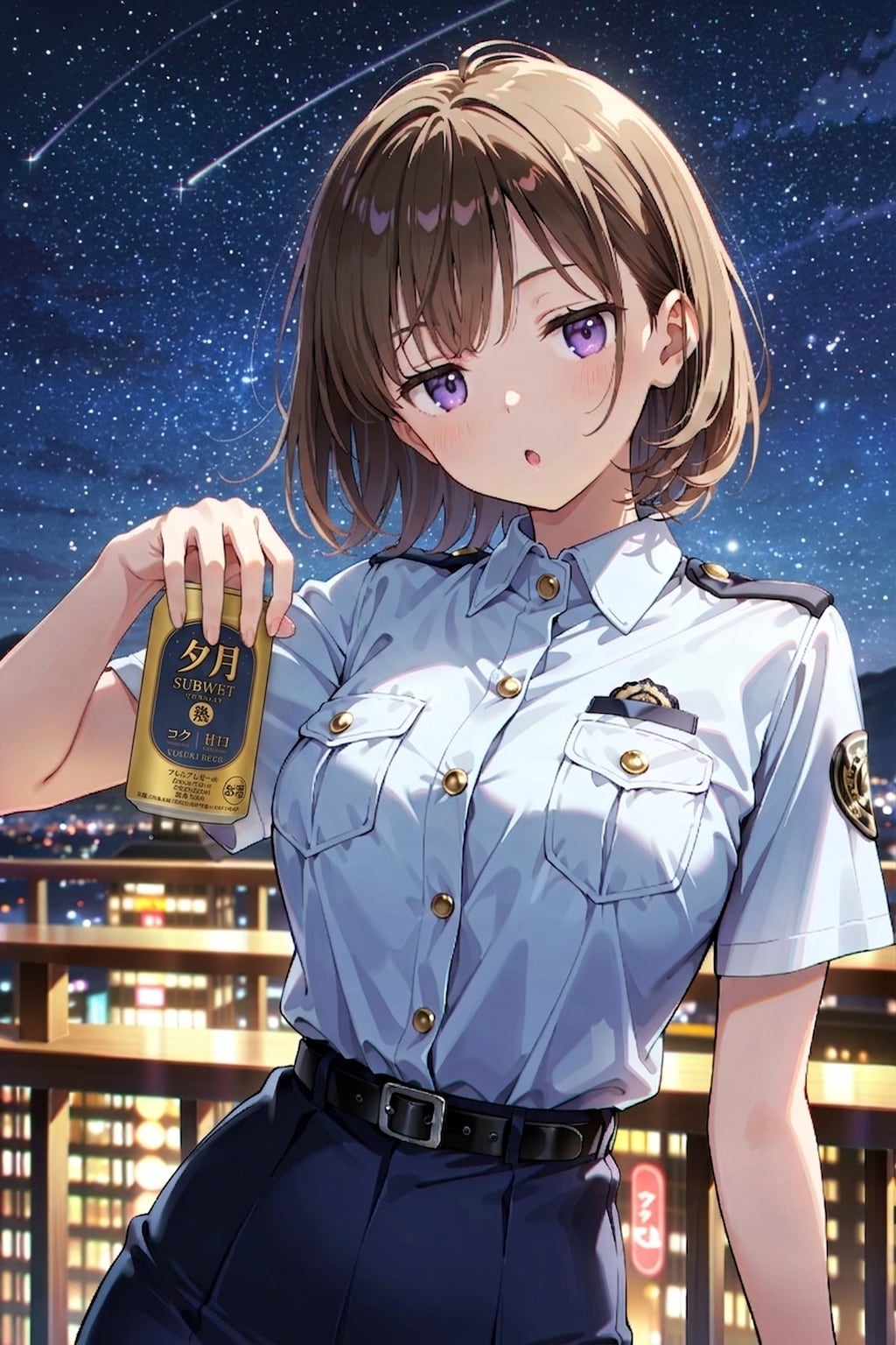 ジト目婦警さんとビール ～乾さつきのドライな日常～ Z703