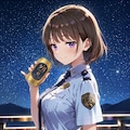 ジト目婦警さんとビール ～乾さつきのドライな日常～ Z703 4枚目
