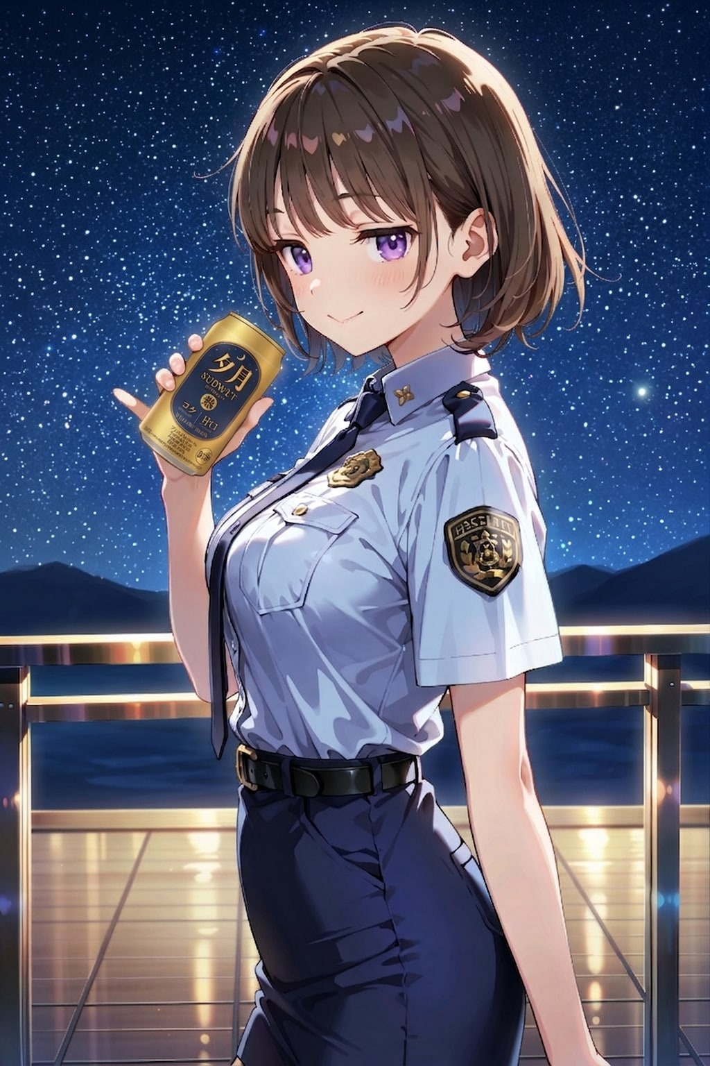 ジト目婦警さんとビール ～乾さつきのドライな日常～ Z703