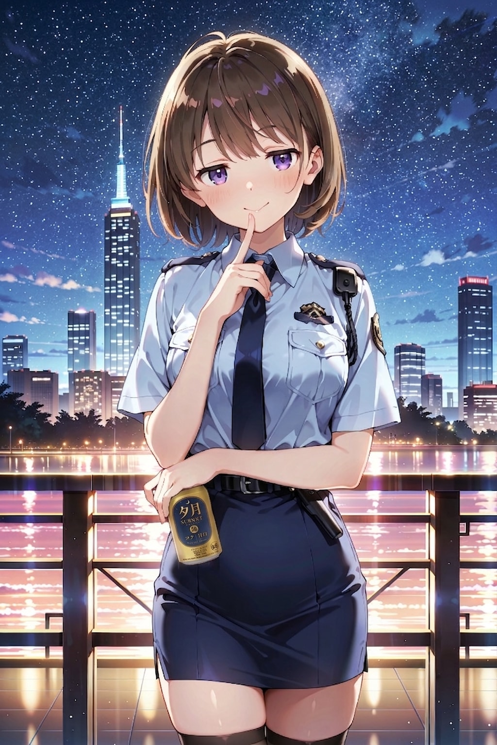 ジト目婦警さんとビール ～乾さつきのドライな日常～ Z703