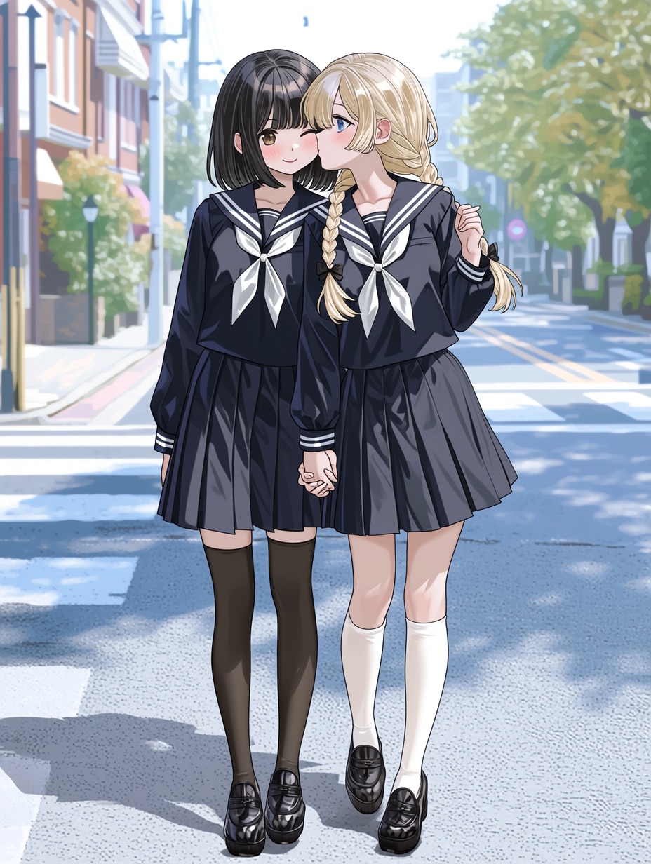 キスしたい二人のJK202