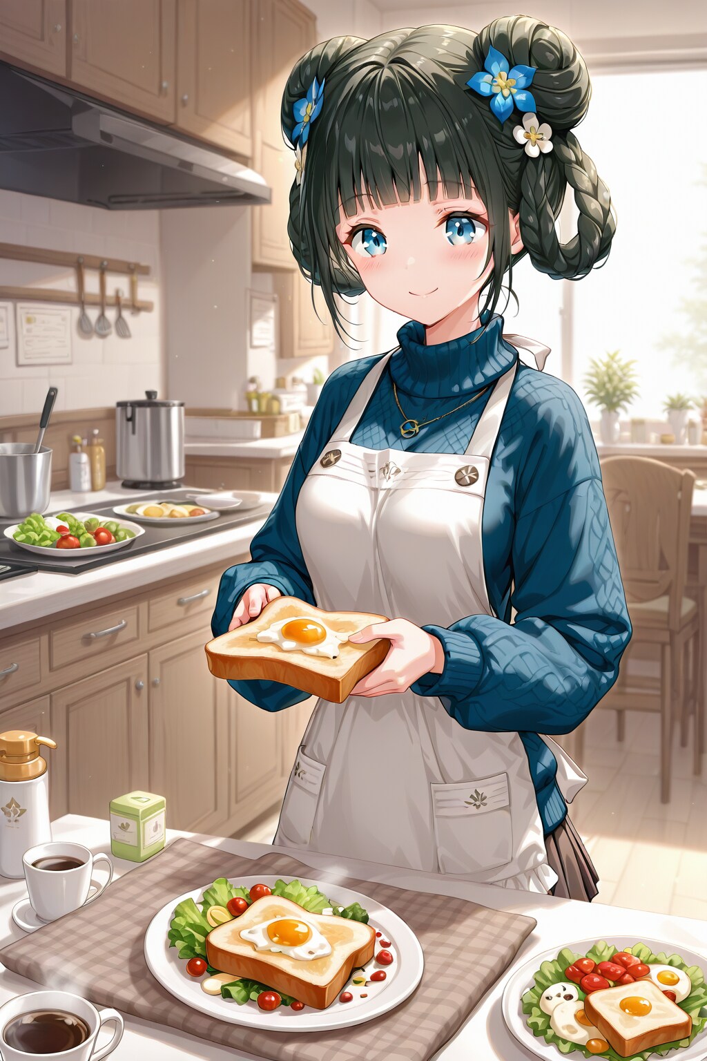 おだんごちゃん🍡✨と朝ごはん🍚✨　11/9