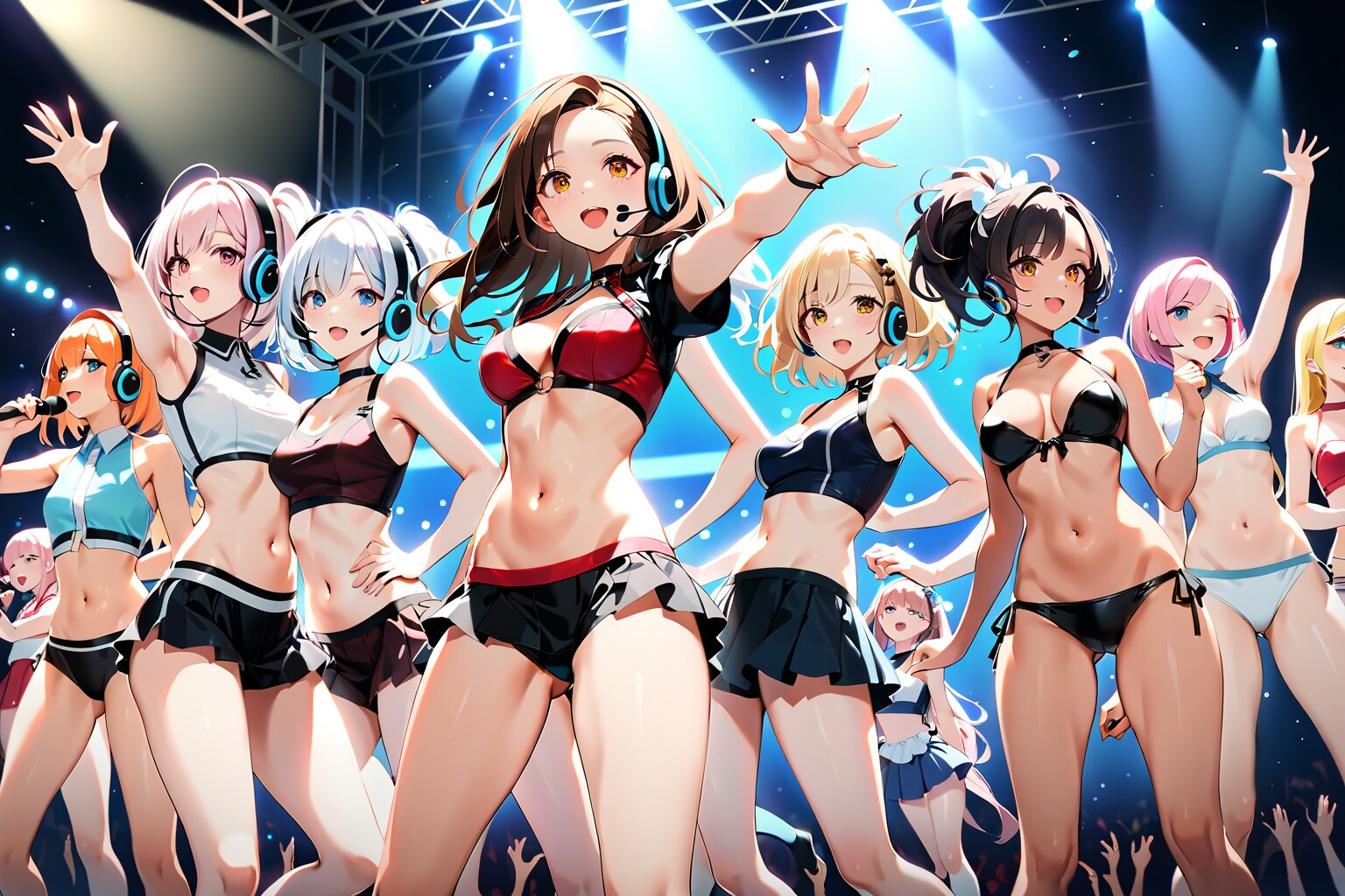 アイドルライブ！最後にみんなステージへ！