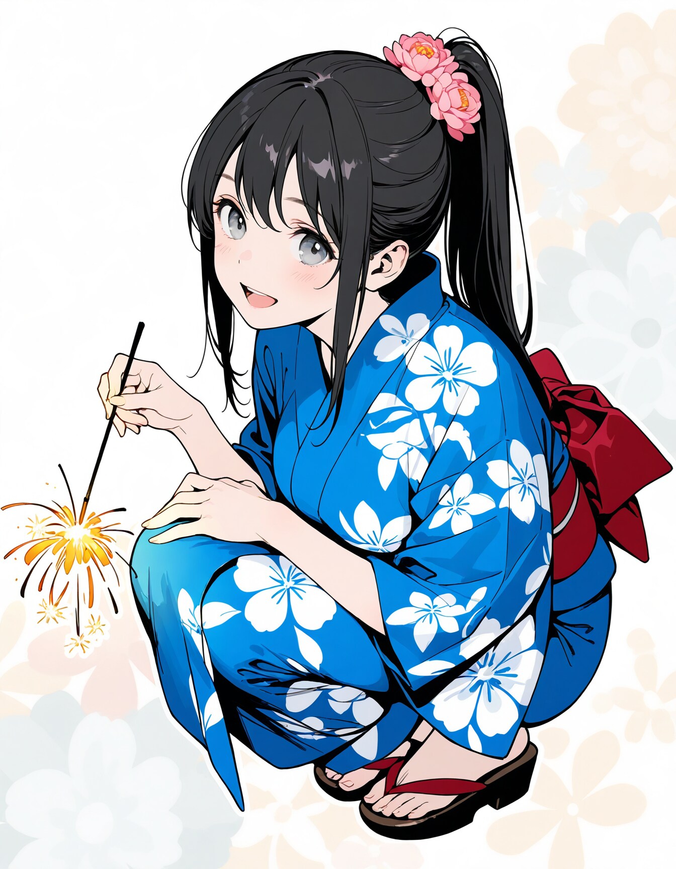 花火しよー