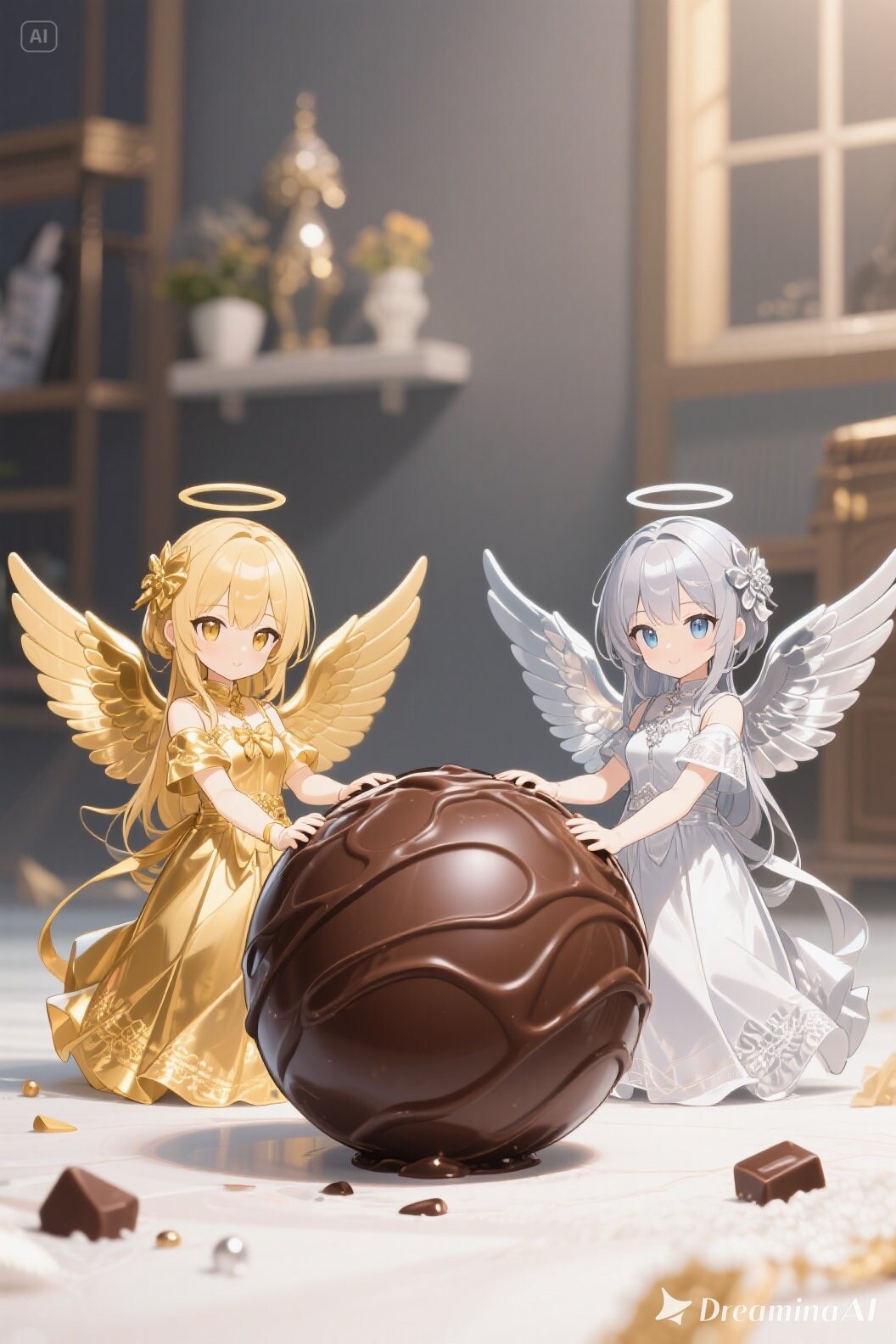 金と銀のエンゼル558 | の人気AIイラスト・グラビア