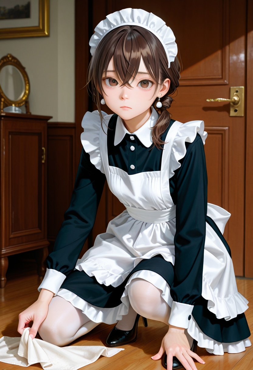 歩美 Maid Costumes (3) | の人気AIイラスト・グラビア