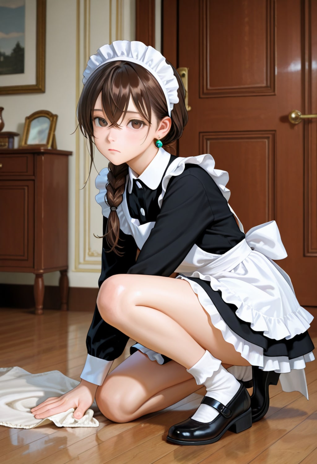 歩美 Maid Costumes (3)