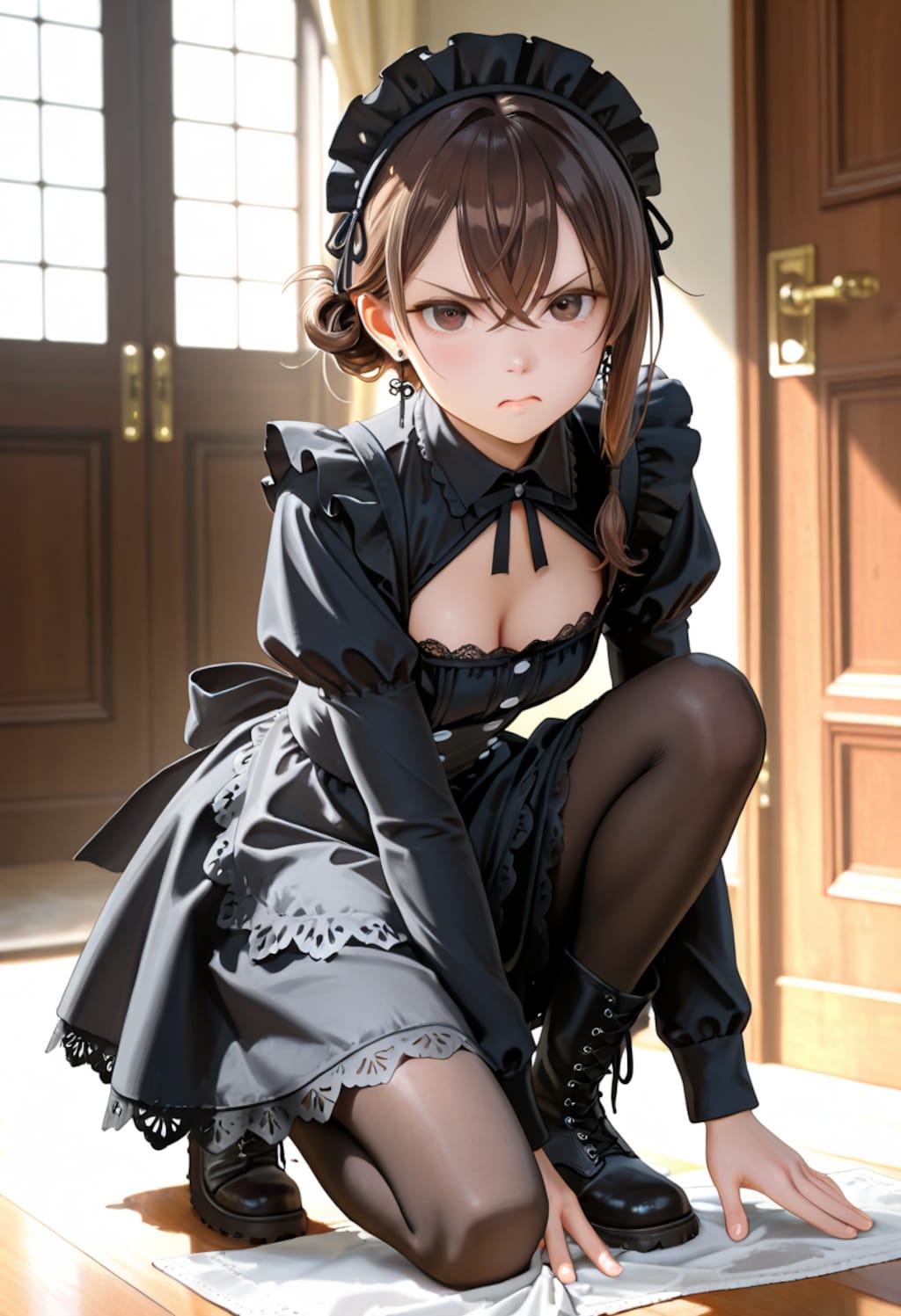 歩美 Maid Costumes (3)