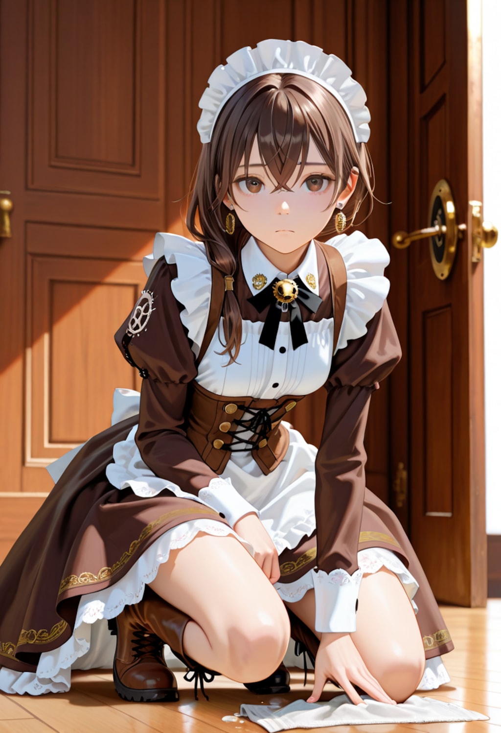 歩美 Maid Costumes (3)