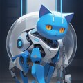 未来から来た青いネコ型ロボット（PixAI版） 3枚目
