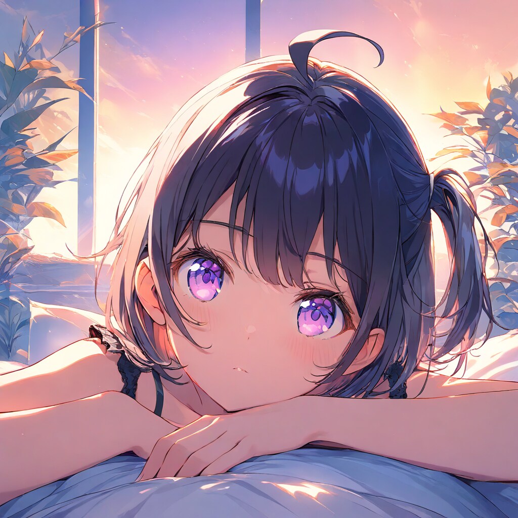 黒髪サイドアップちゃん