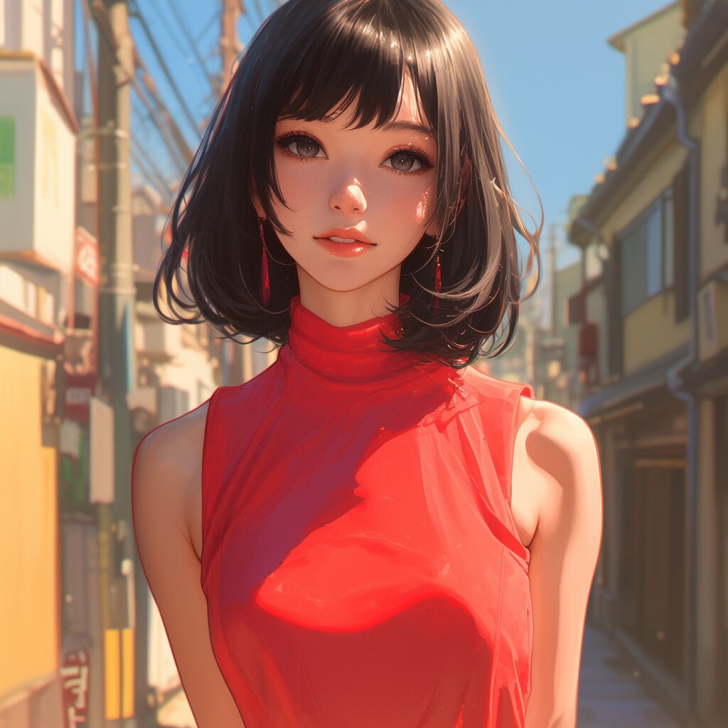 赤いセーター