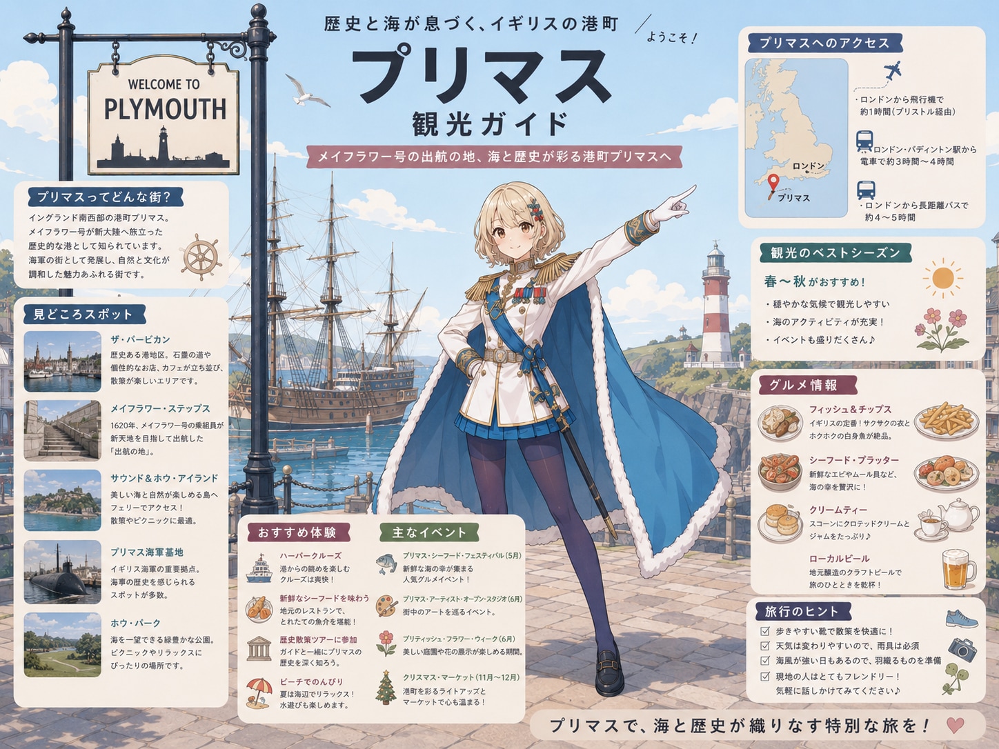 栄光ちゃんと行く、ちょっとマイナーなイギリス探訪 | の人気AIイラスト・グラビア