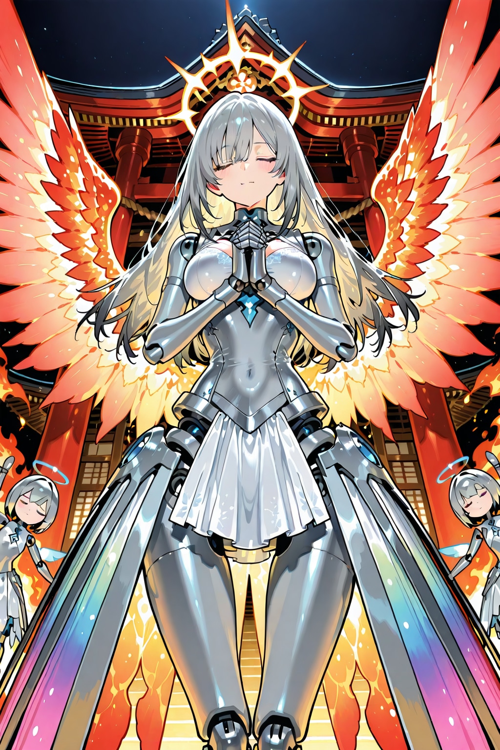 ちちぷい生成メカ娘　フェニックス　2026新年 | の人気AIイラスト・グラビア