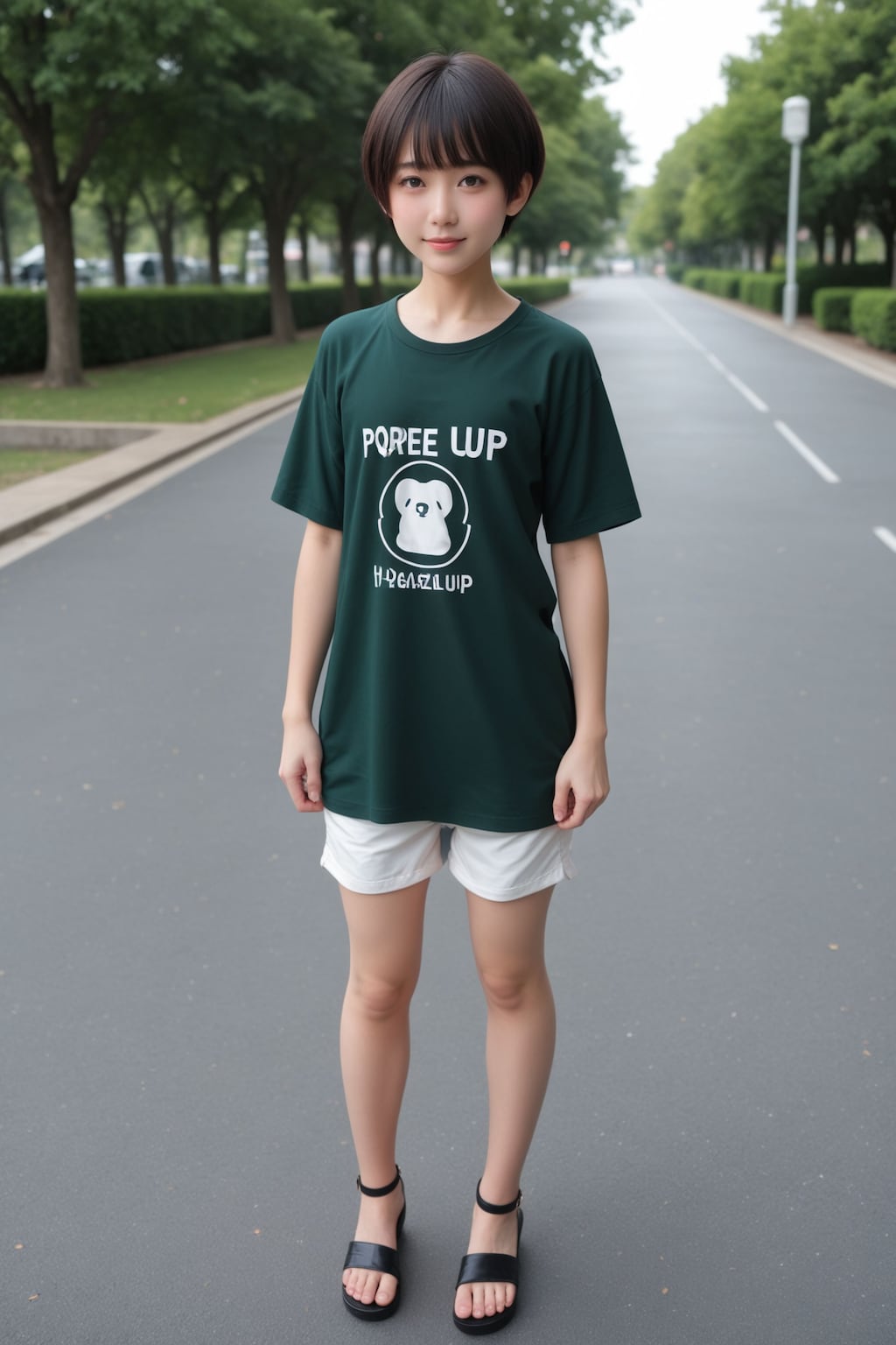 普通。だけどCUTE。そんな服装。（個人の感想デス）