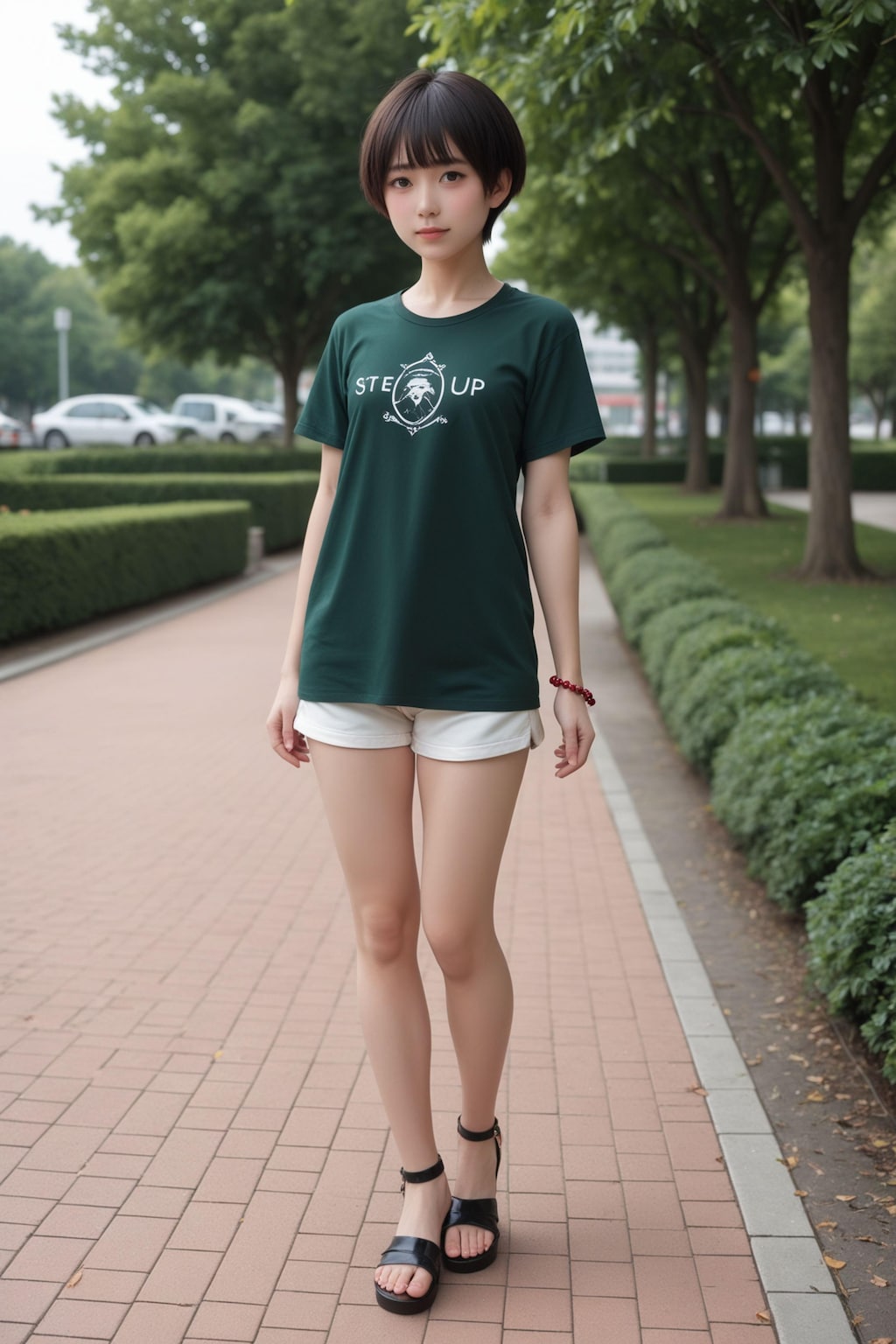 普通。だけどCUTE。そんな服装。（個人の感想デス）