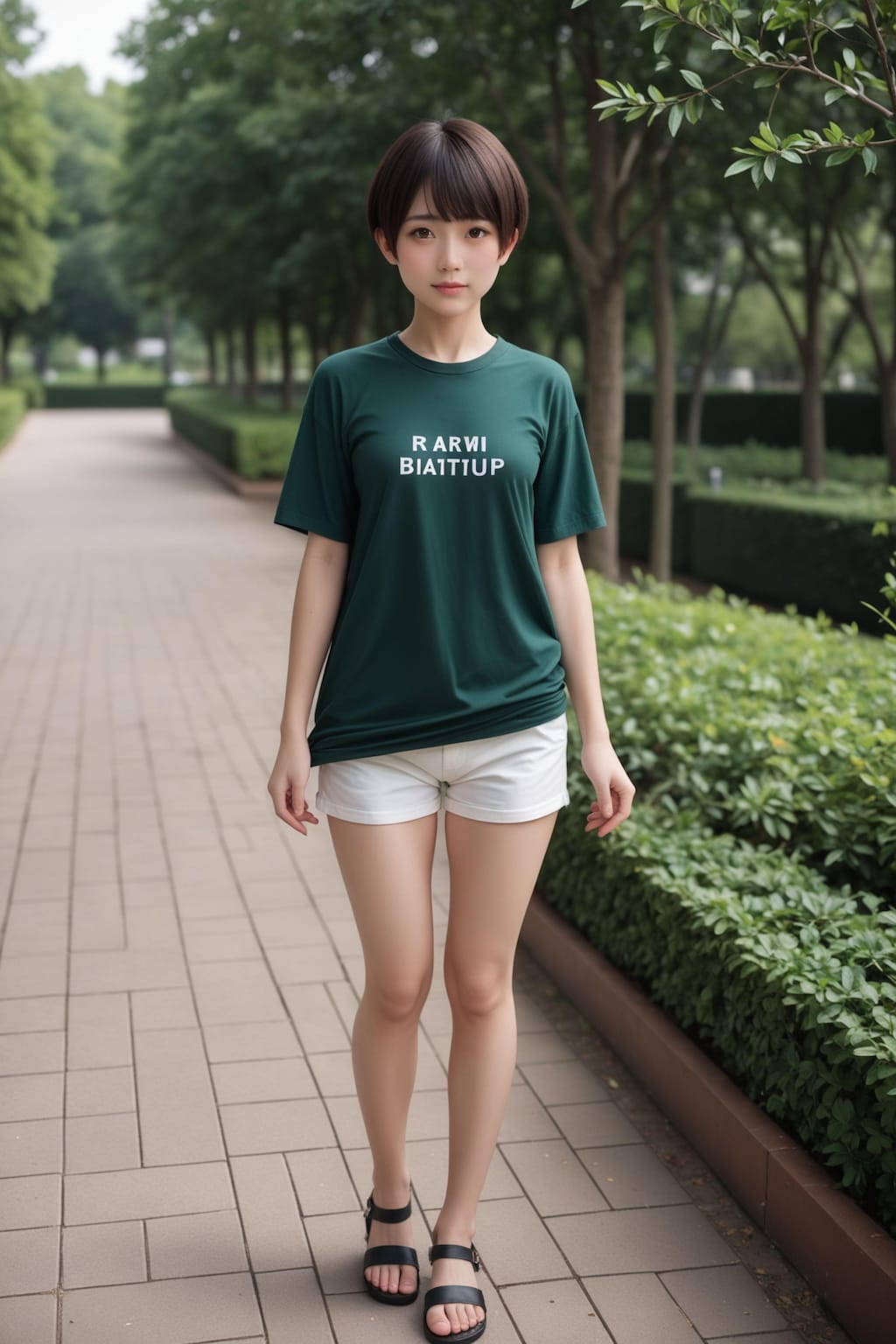 普通。だけどCUTE。そんな服装。（個人の感想デス）