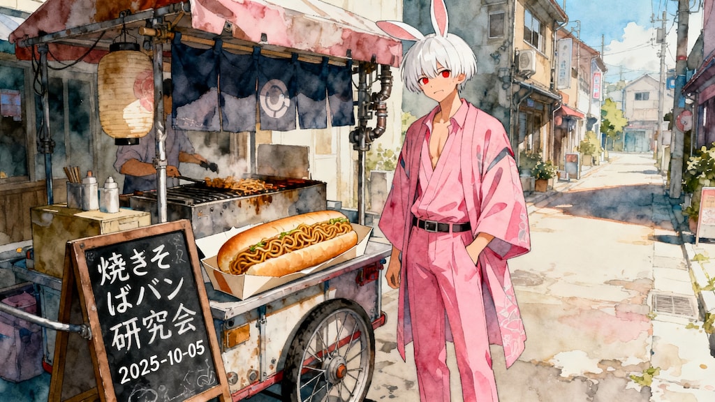 焼きそばパン研究中