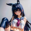 セーラー服スクール水着オーバーニーソックス 2枚目