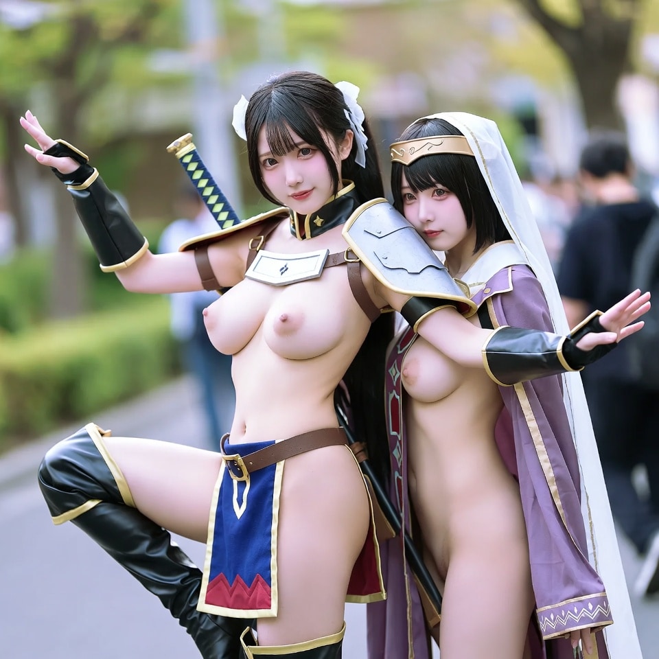 コスプレ大会のお姉さん