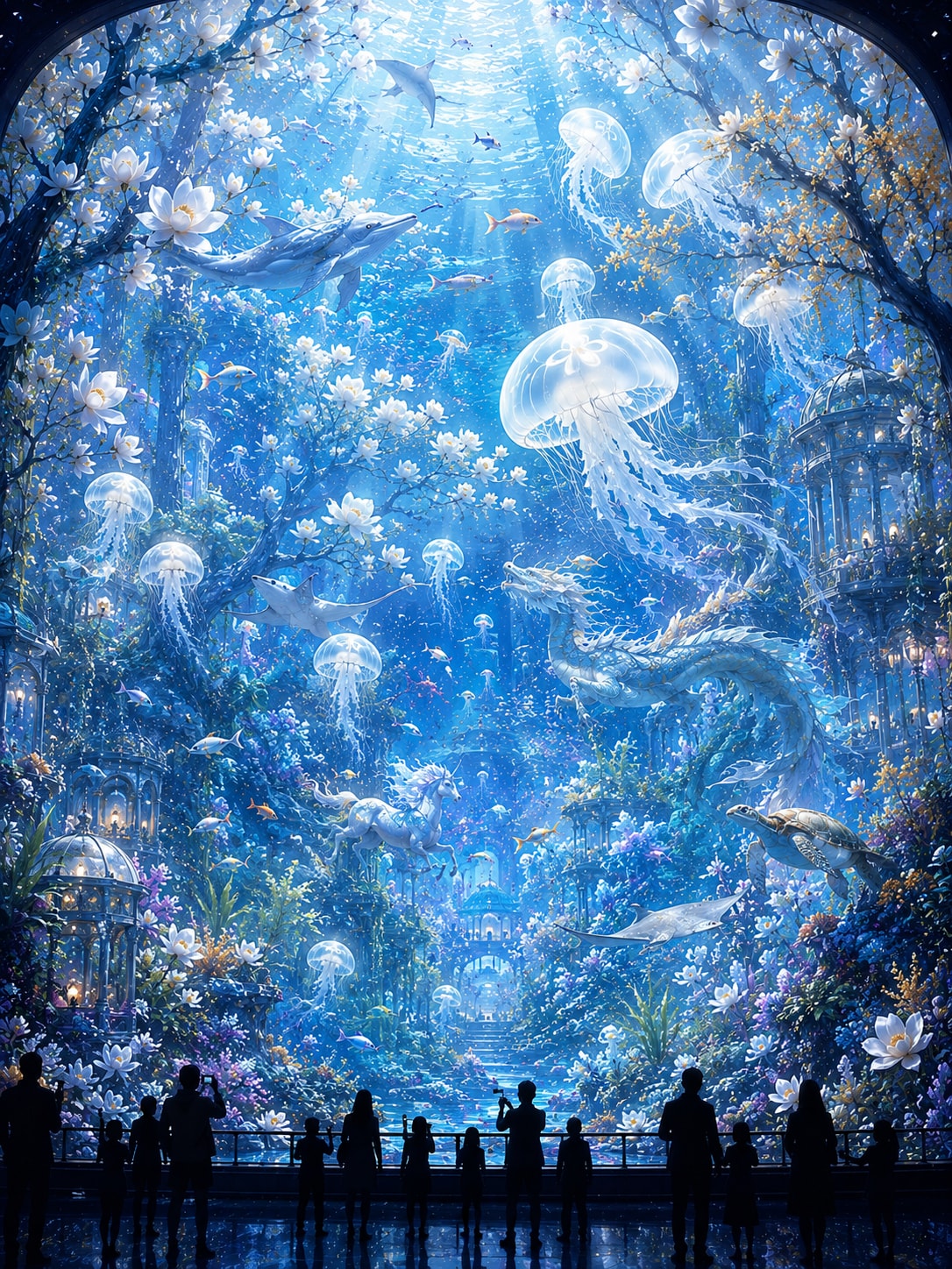 幻獣水族館Ⅴ ― 海中庭園 ― | の人気AIイラスト・グラビア