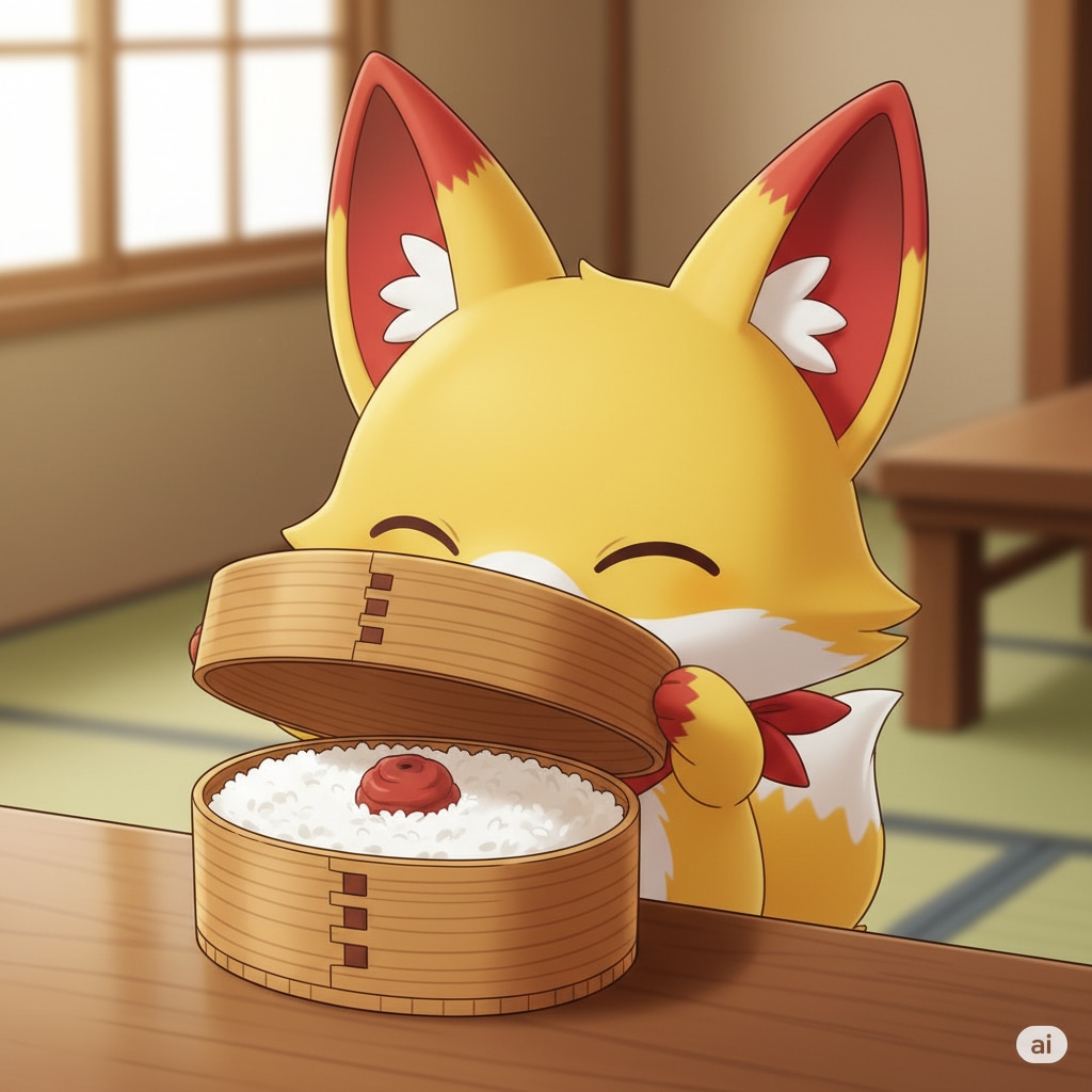 曲げわっぱの日の丸弁当