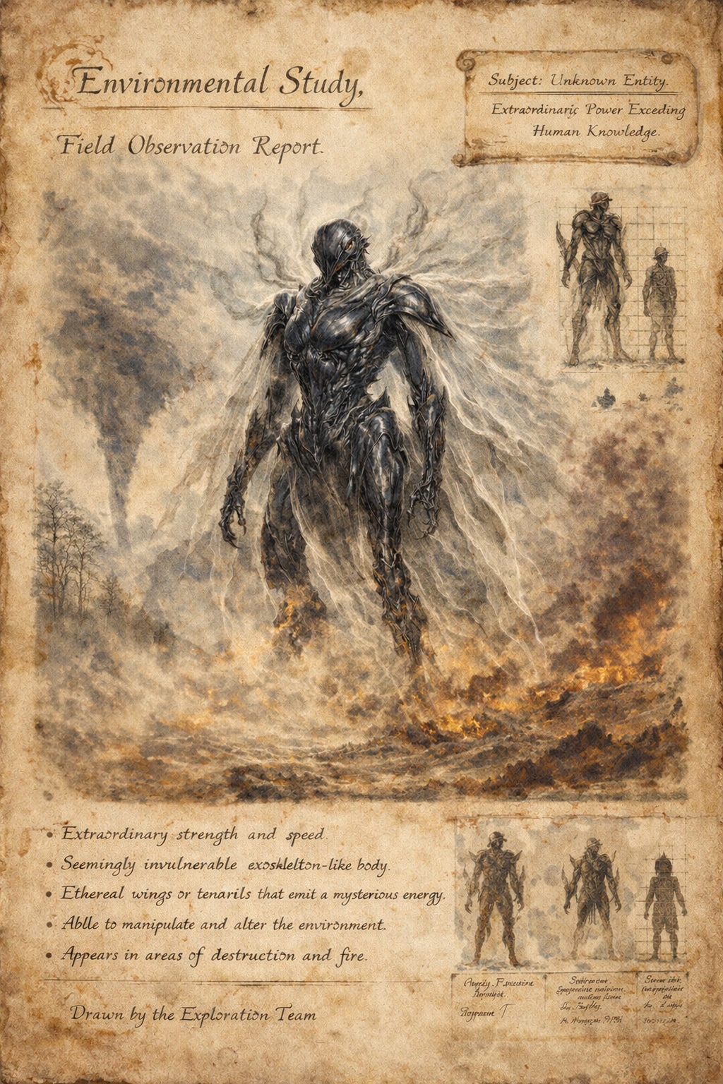 《調査隊記録：人智を超えた存在たち》