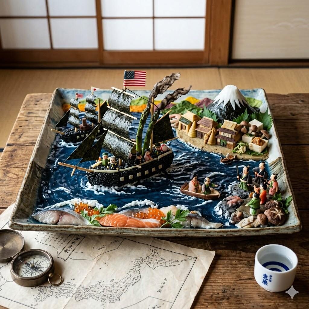 ペリー来航に纏わる料理