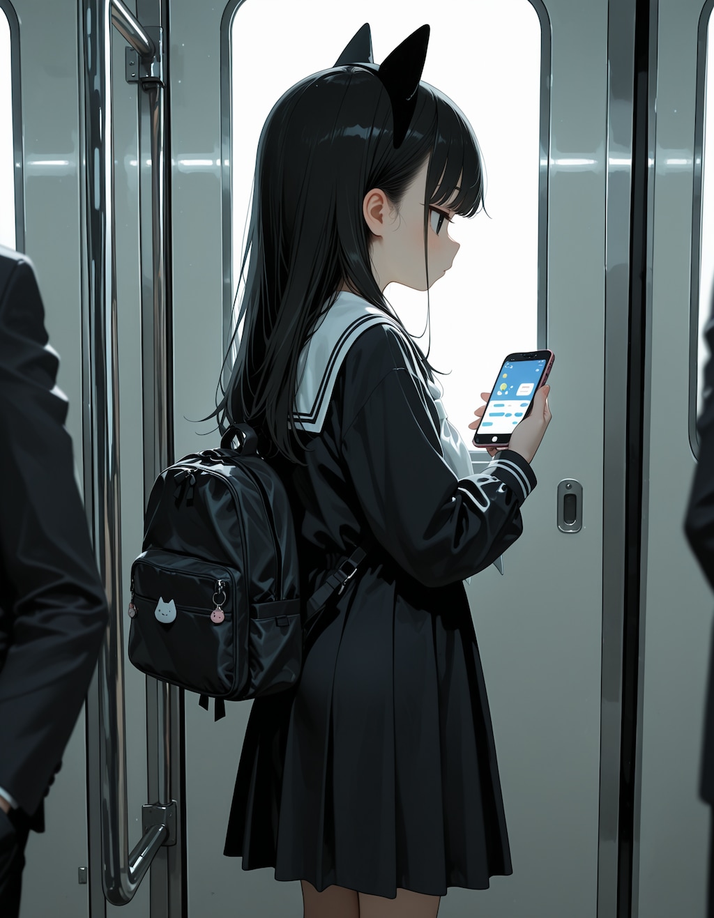 電車で見かけた女の子