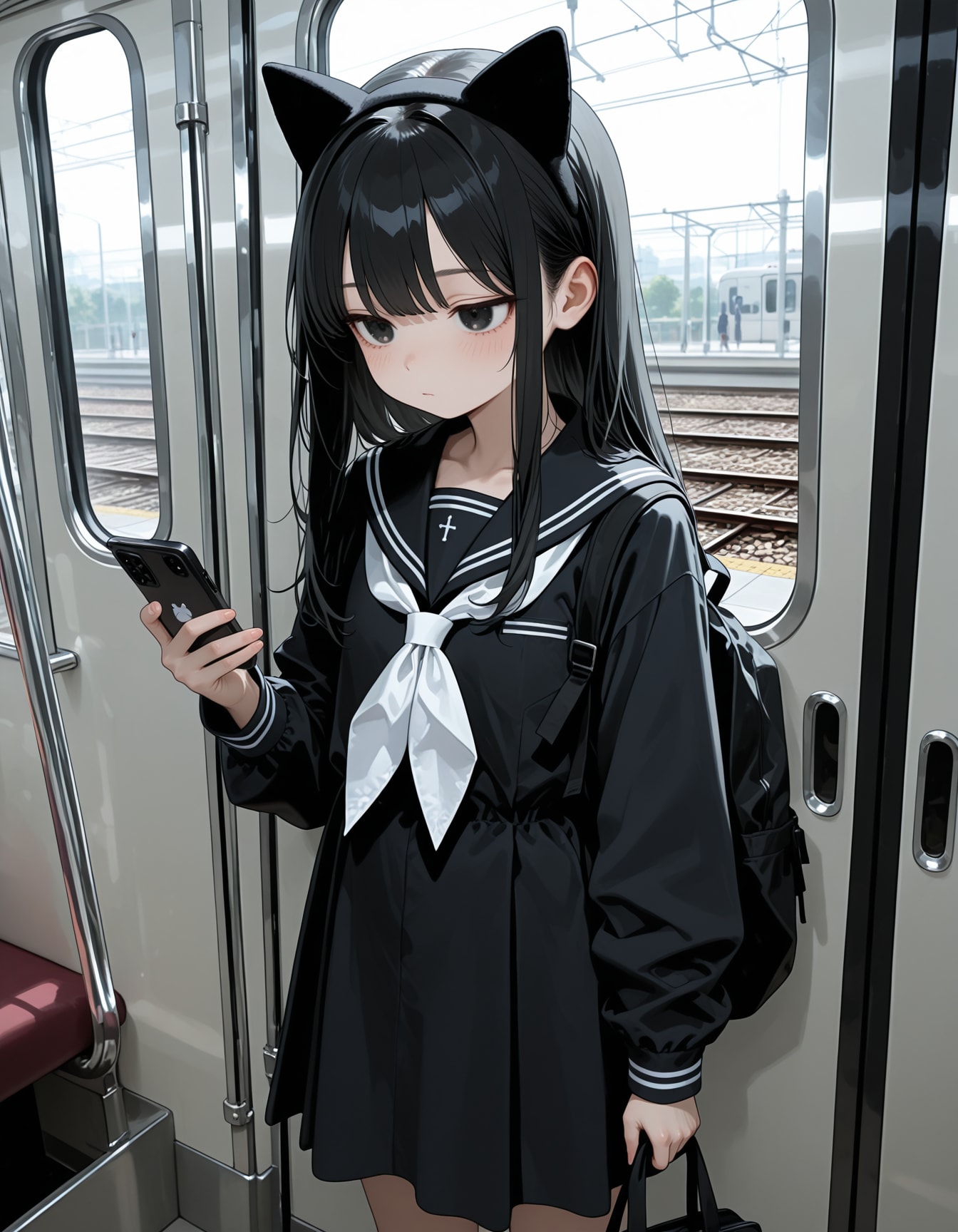 電車で見かけた女の子