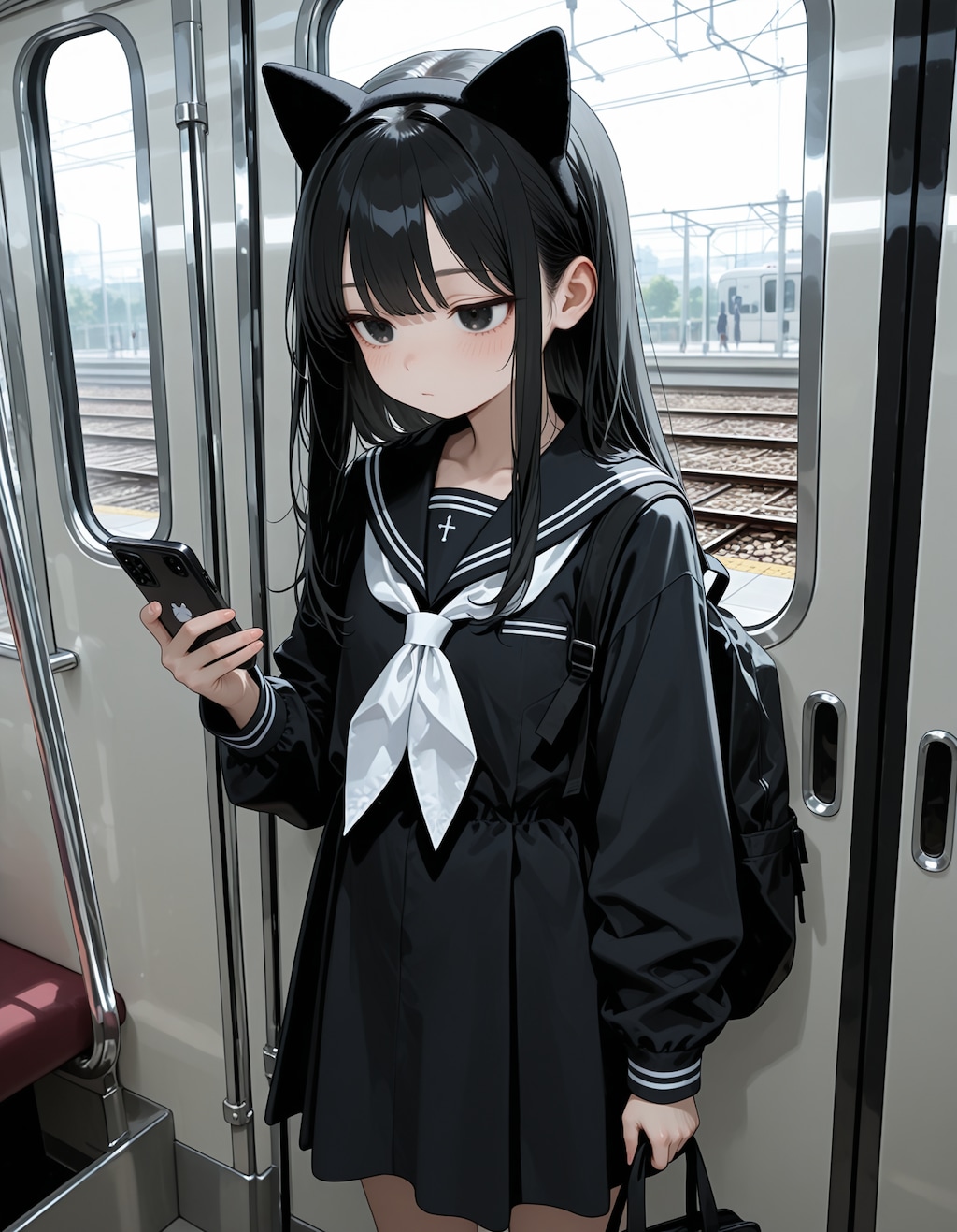 電車で見かけた女の子