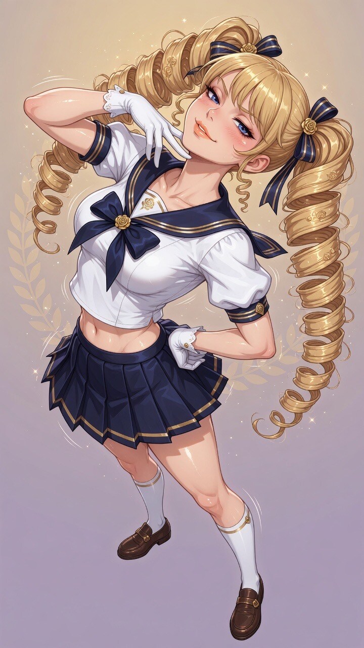 お嬢様のポーズ