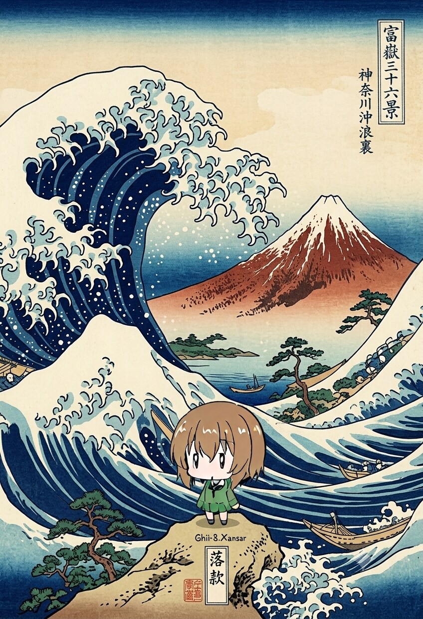 神奈川沖浪裏