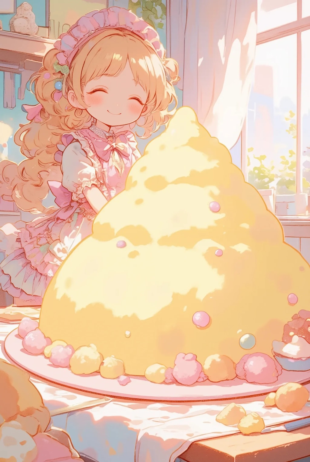 フリフリちゃんのふわふわプリン