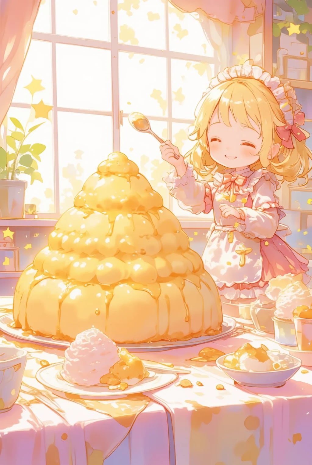 フリフリちゃんのふわふわプリン