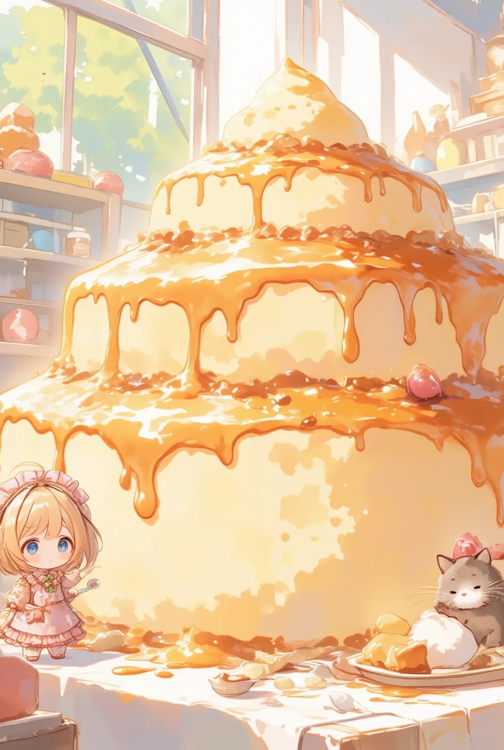 フリフリちゃんのふわふわプリン