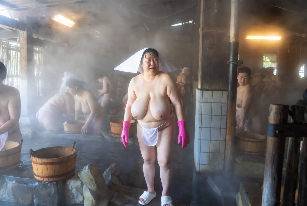 銭湯の清掃員