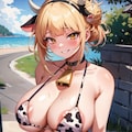牛柄ビキニのトガちゃん 4枚目